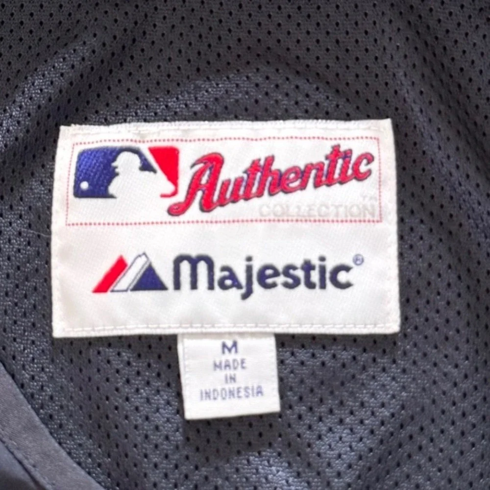 Majestic MLB New York Yankees Authentic Collection Short Sleeve Batting Jacket M